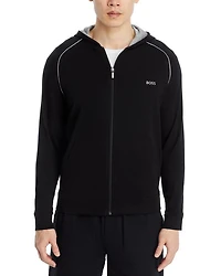 Mix & Match Cotton Blend Full Zip Hooded Jacket