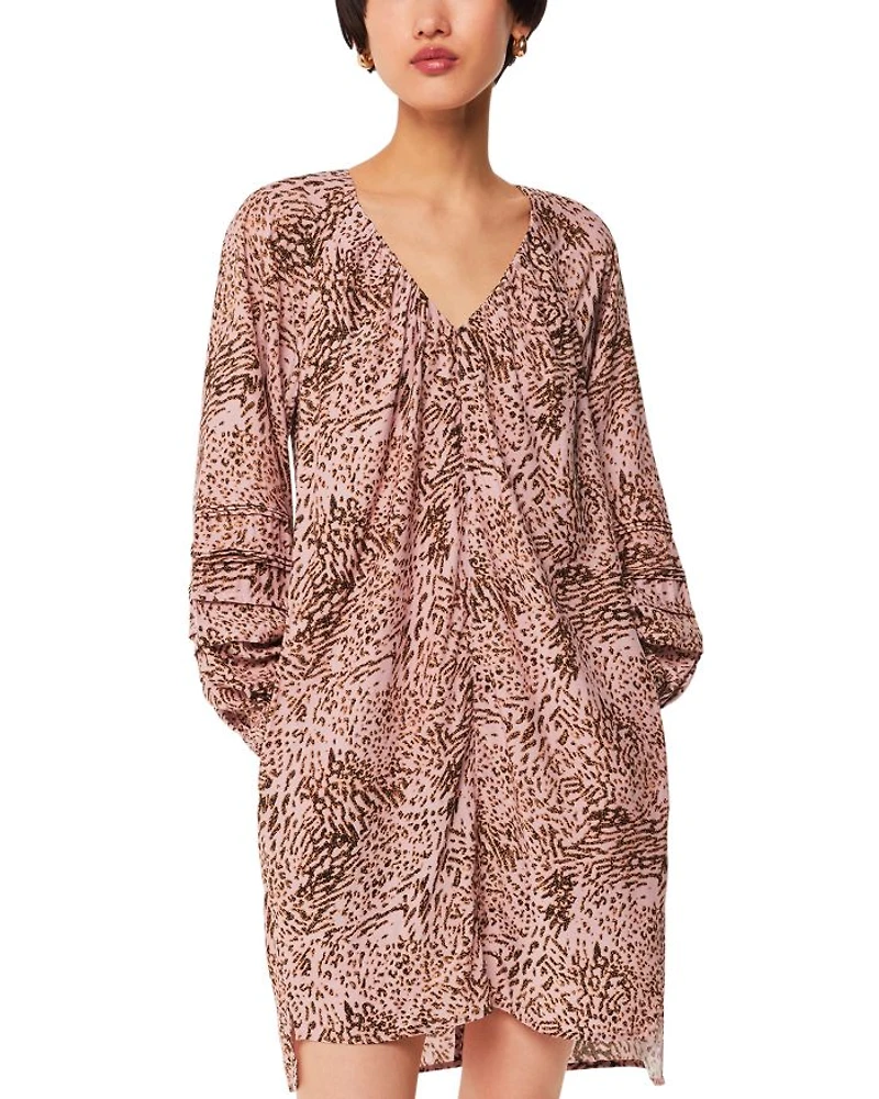 Animal Swirl Cocoon Dress