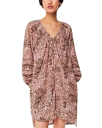 Animal Swirl Cocoon Dress