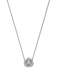 Bloomingdale's Fine Collection Diamond Love Knot Pendant Necklace