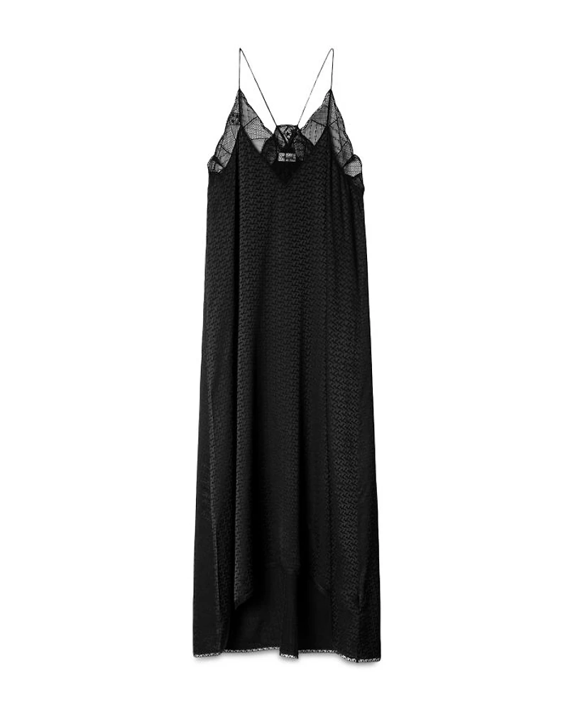 Risty Silk Jacquard Dress