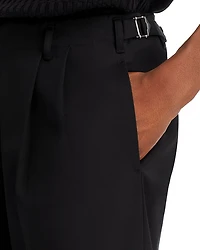 Leroy Relaxed Straight Fit Pleated Pants