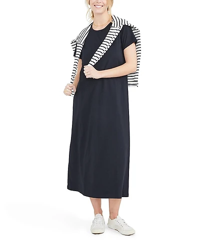 Hatch Collection The Maternity Easy Going Nursing T-Shirt Midi Dress