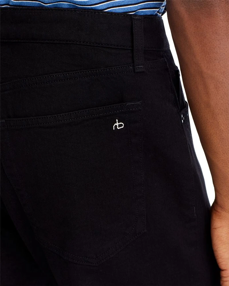Fit 4 Authentic Stretch Straight Jeans Black