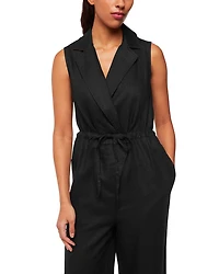 Bella Linen Wrap Jumpsuit
