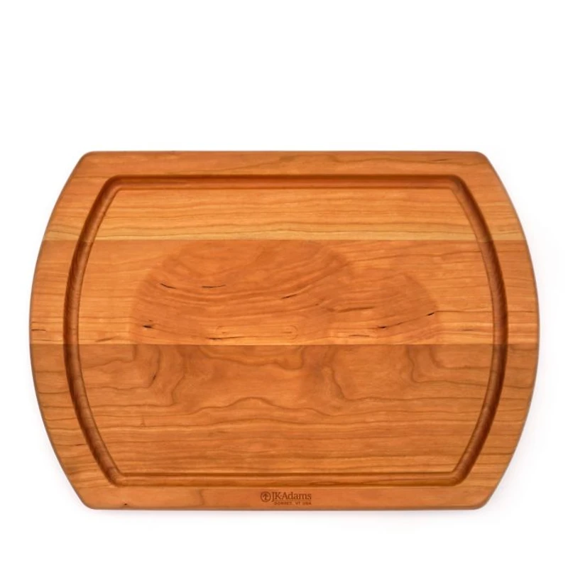 Cherry Wood Reversible Carving Board