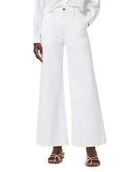 Hudson Jodie Cropped Wide Leg Jeans
