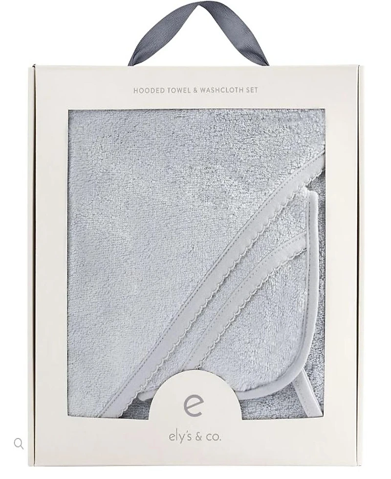 Ely's & Co. Unisex Hooded Towel Washcloth - Baby