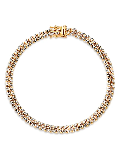Bloomingdale's Fine Collection Miami Cuban Link Chain Bracelet