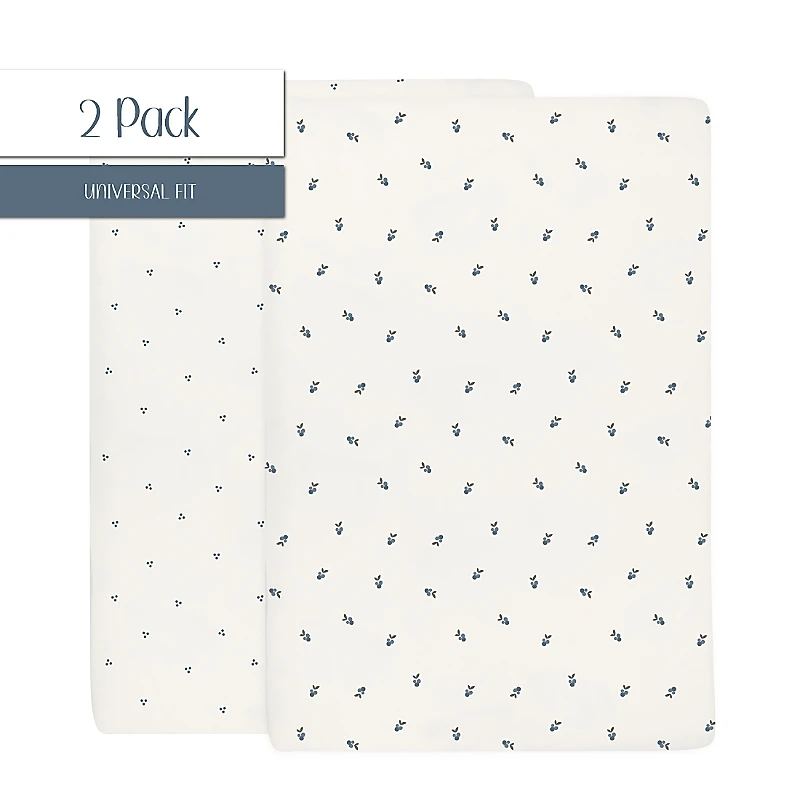 Ely's & Co. Waterproof Pack N Play Mini Portable Crib Sheet Set