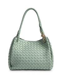 Bottega Veneta Large Andiamo Parachute Intrecciato Leather Shoulder Bag