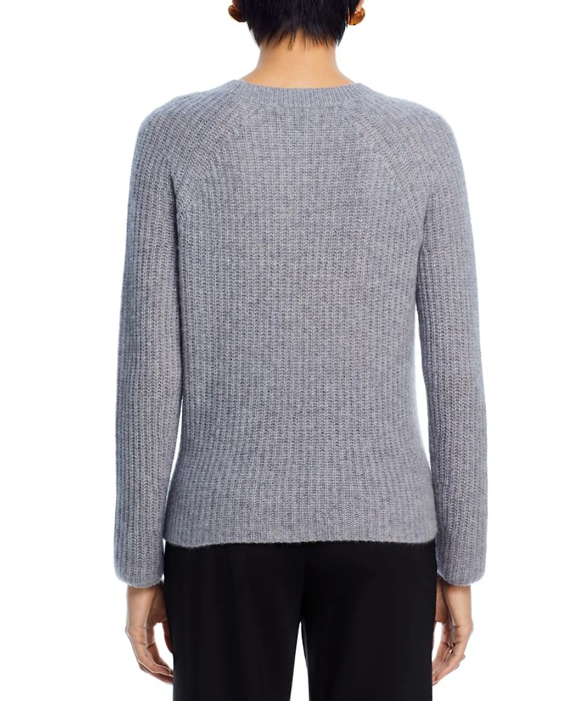Shaker Stitch Raglan Sweater - Exclusive