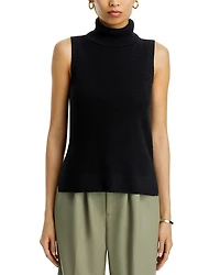 Split Hem  Turtleneck Tank - Exclusive