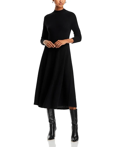 C by Bloomingdale's Cashmere Mock Neck Dress - Exclusive