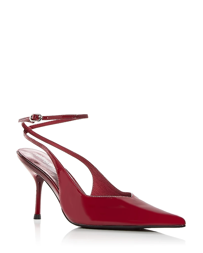 Jeffrey Campbell Women's Executive Pointed Toe Slingback Pumps