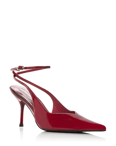 Jeffrey Campbell Women's Executive Pointed Toe Slingback Pumps