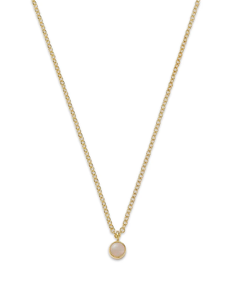 Zoe Chicco 14K Yellow Gold Opal Drop Choker Necklace, 14