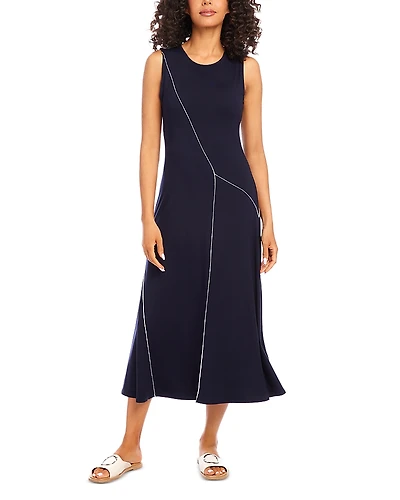 Karen Kane Reverse Seam Midi Dress