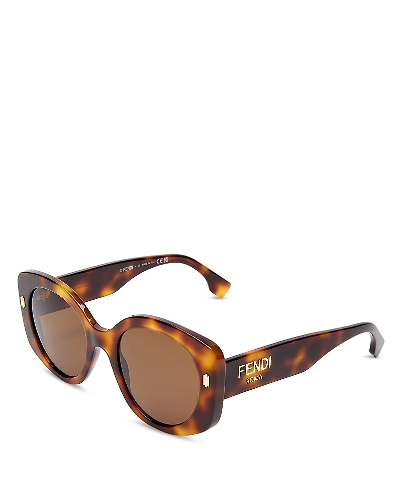 Fendi Square Sunglasses, 51mm