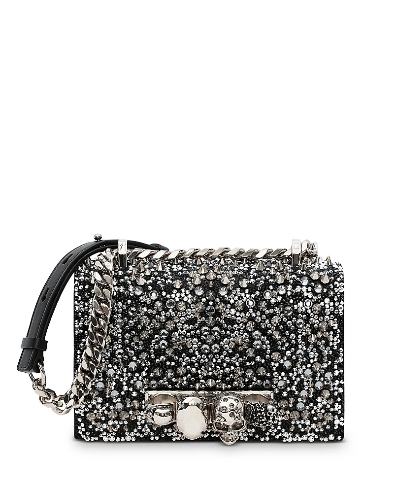 McQueen Mini Jeweled Satchel