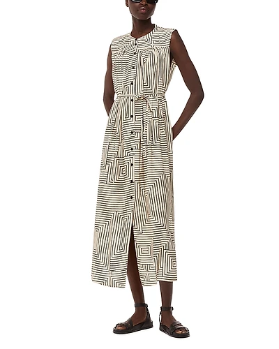 Whistles Angled Stripe Ilana Dress