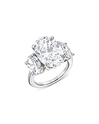 Bloomingdale's Fine Collection Certified Lab Grown Oval Diamond Engagement Ring