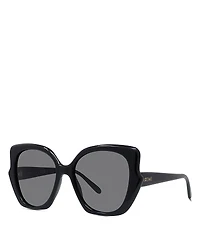 Loewe Thin Geometric Sunglasses, 54mm