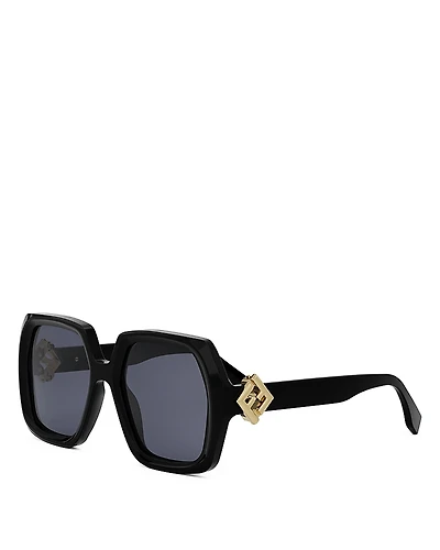Fendi Ff Square Sunglasses, 53mm
