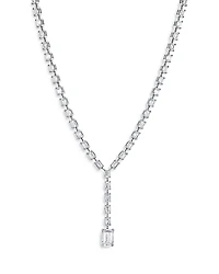 Bloomingdale's Fine Collection Certified Lab Grown Emerald Cut Diamond Lariat Necklace