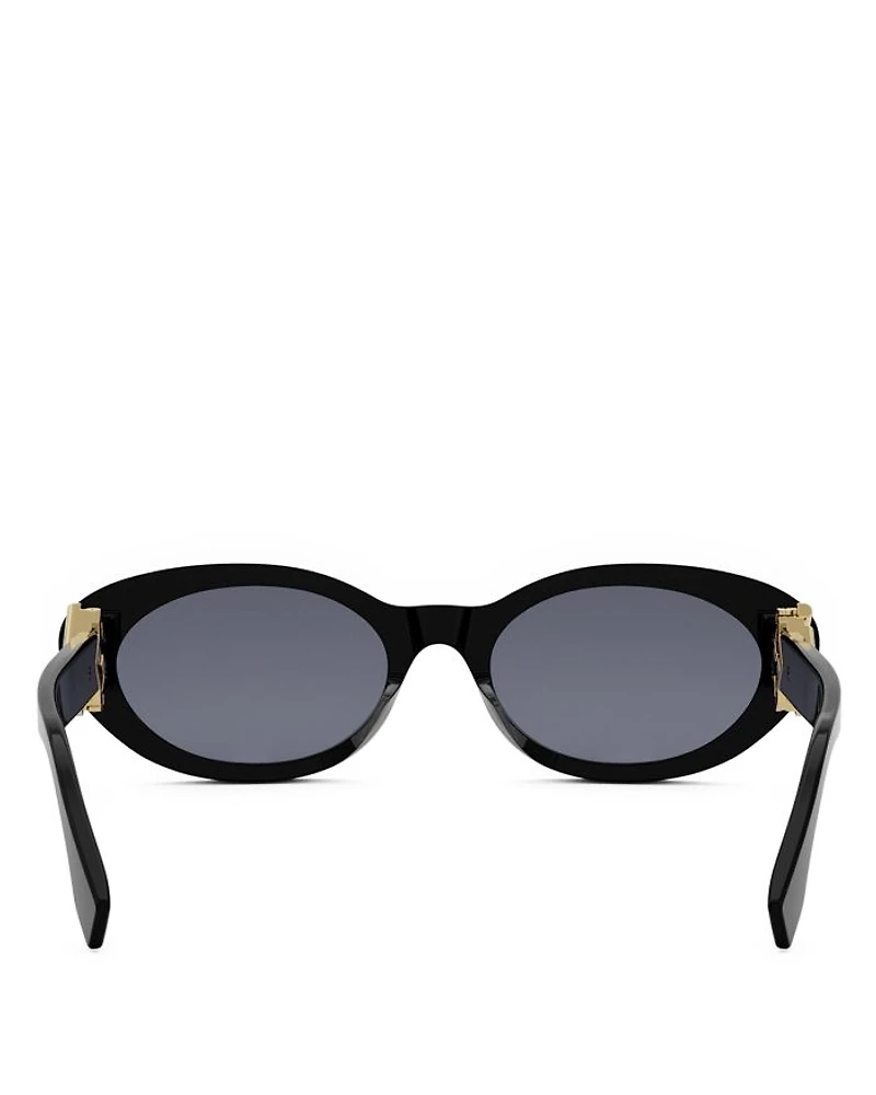FF Diamonds Oval Sunglasses, 53mm