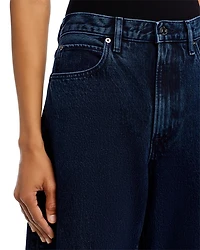 High Rise Bubble Jeans Dorado