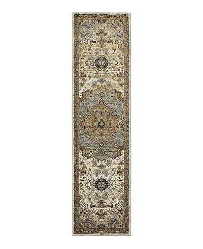 Oriental Weavers Andorra 2451B Runner Area Rug, 2'3 x 8'