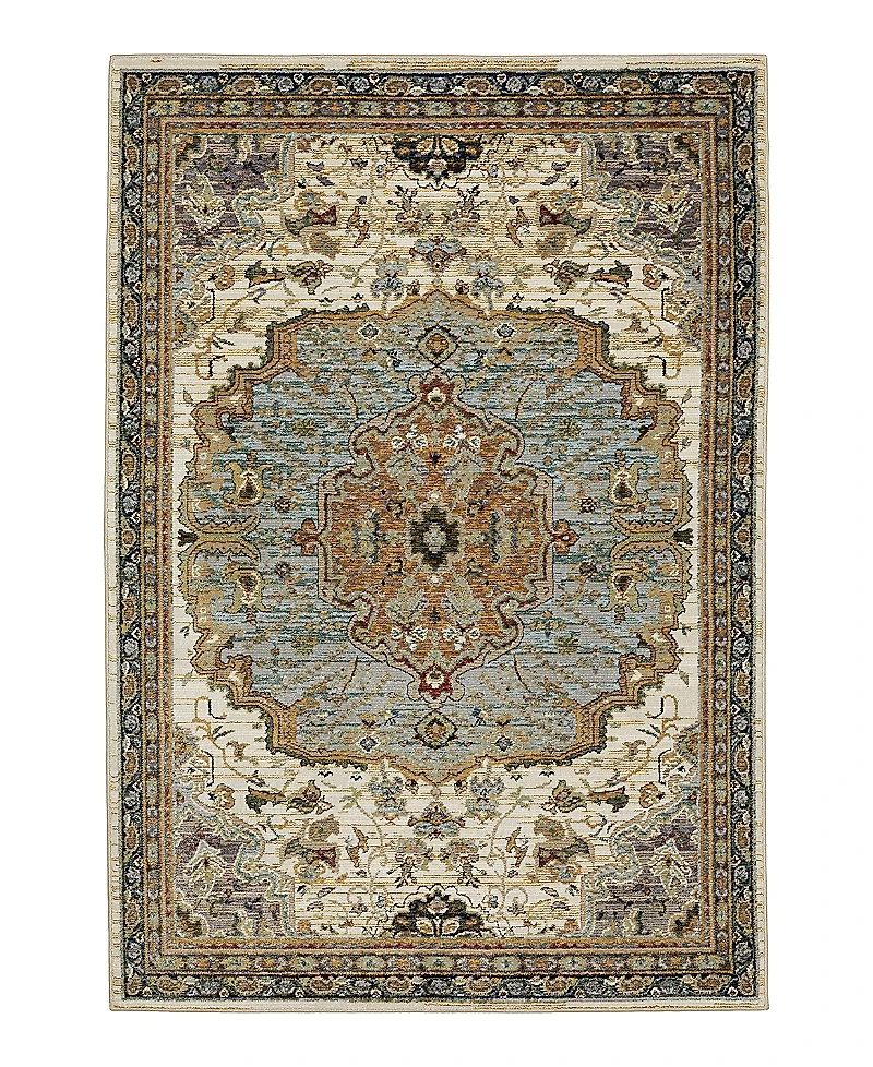 Oriental Weavers Andorra 2451B Area Rug, 7'10 x 10'10