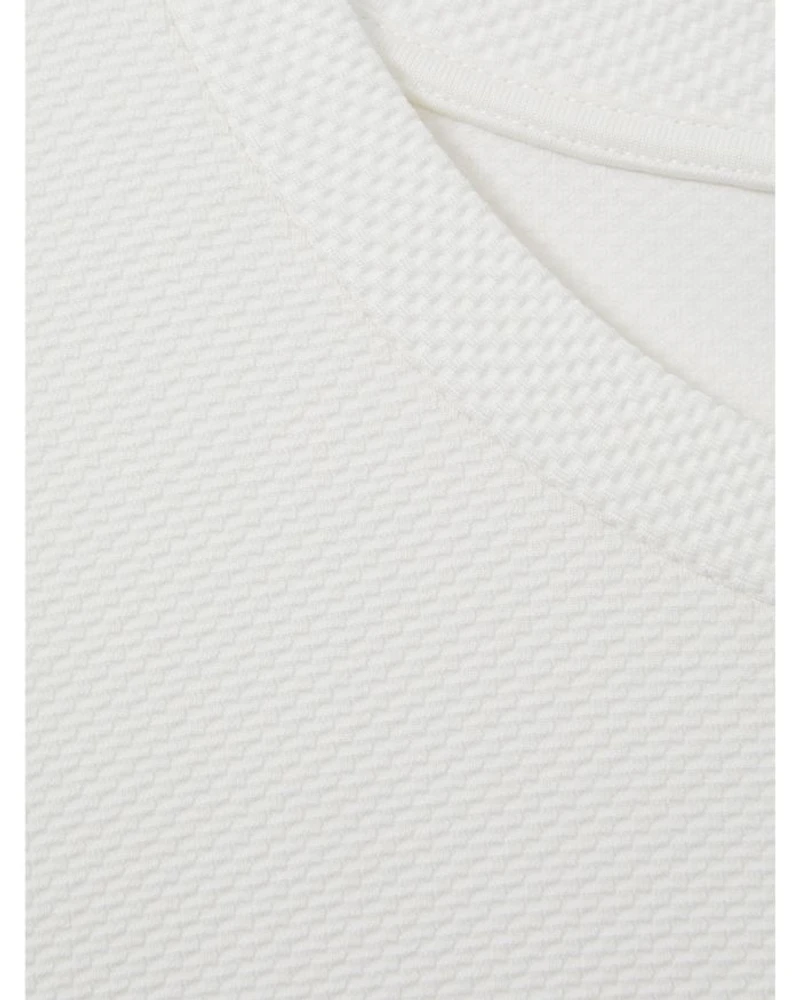 Textured Crewneck Tee