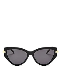 Serpenti Cat Eye Sunglasses, 56mm