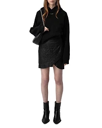 Georgy Pmo Rhinestone Wings Hoodie