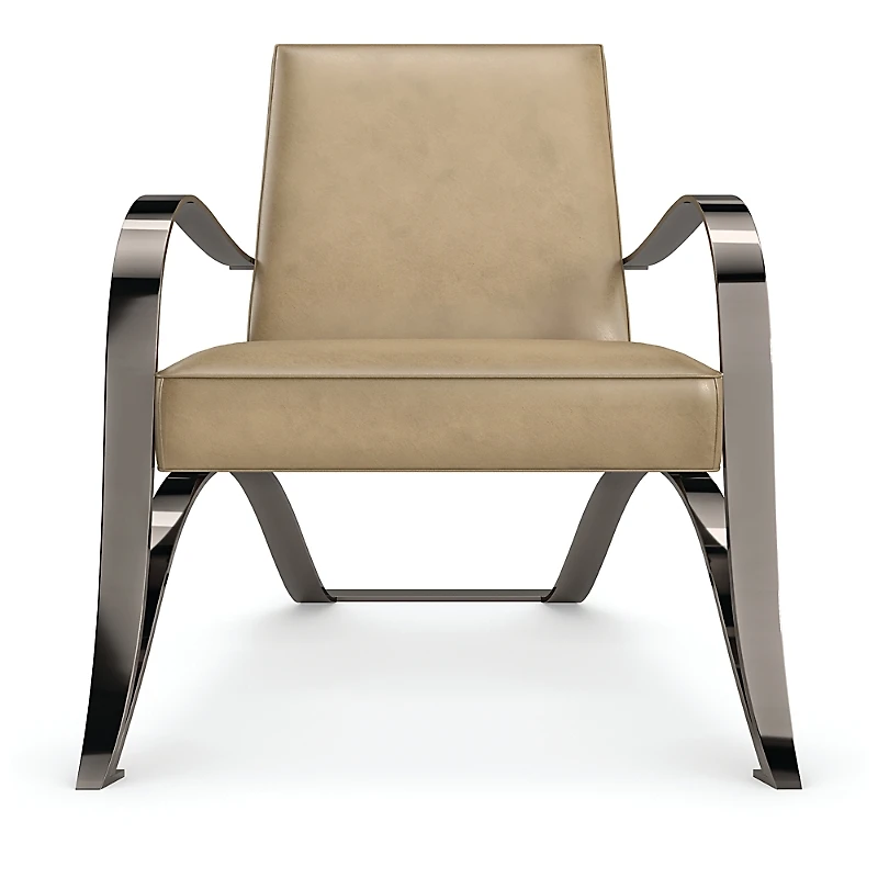 Caracole Opening Act Leather Chair