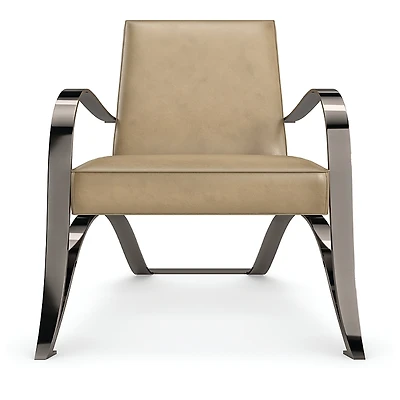 Caracole Opening Act Leather Chair