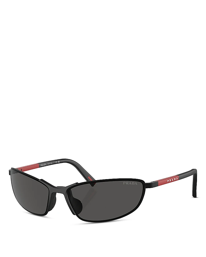 Prada Wraparound Sunglasses, 60mm