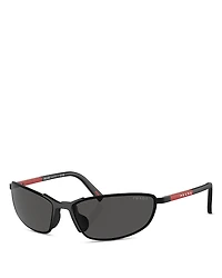 Prada Wraparound Sunglasses, 60mm