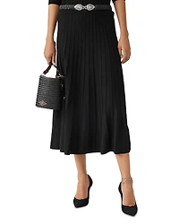 ba & sh Jada Ribbed Midi Skirt