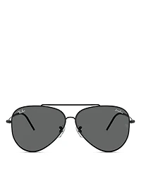 Ray-Ban Aviator Reverse Sunglasses, 62mm