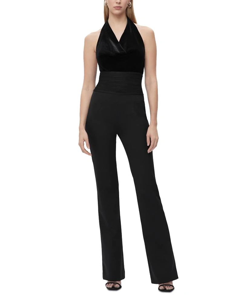 The Alice Velvet Halter Top
