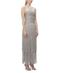 Kennedy Metallic Fringe Gown
