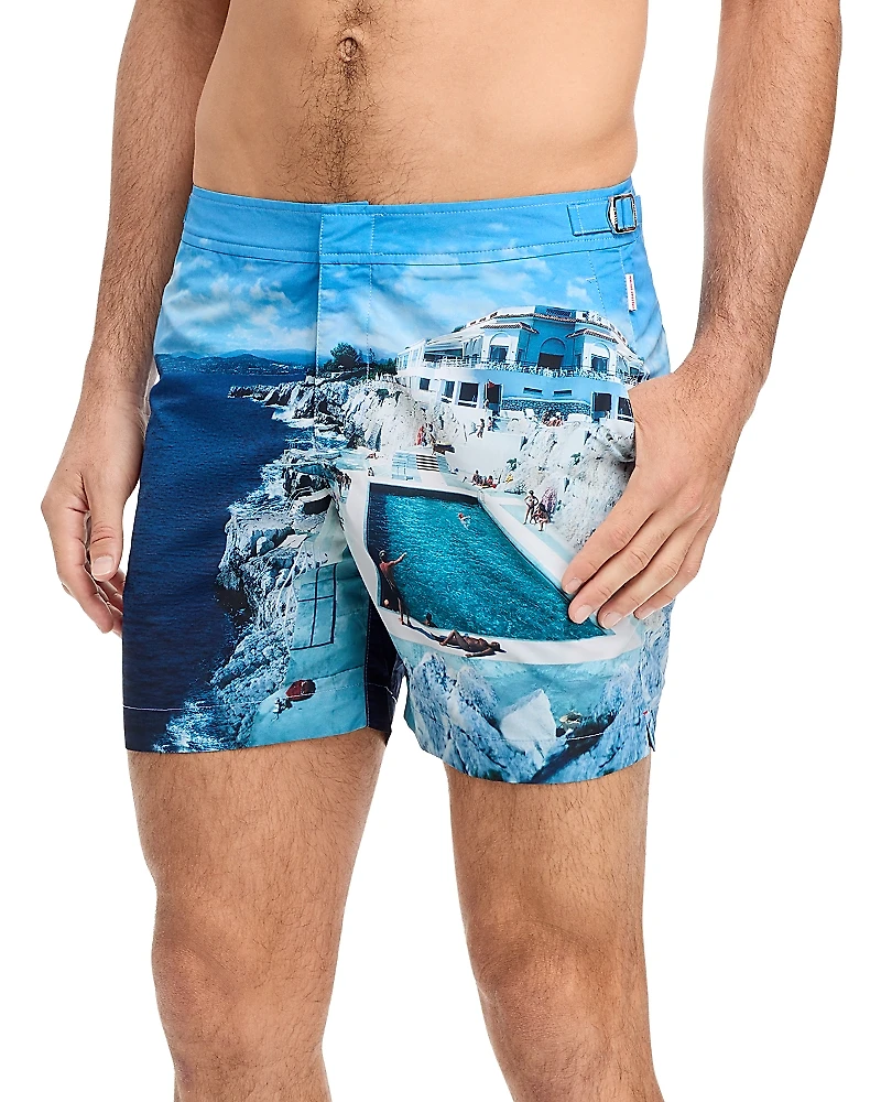 Orlebar Brown Bulldog Hulton Getty Photo Print Regular Fit 6 Swim Trunks