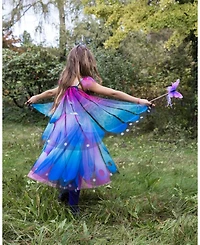Butterfly Twirl Dress & Wings Costume - Ages 3+