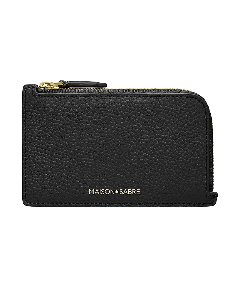 Maison de SABRE Leather Zip Card Holder
