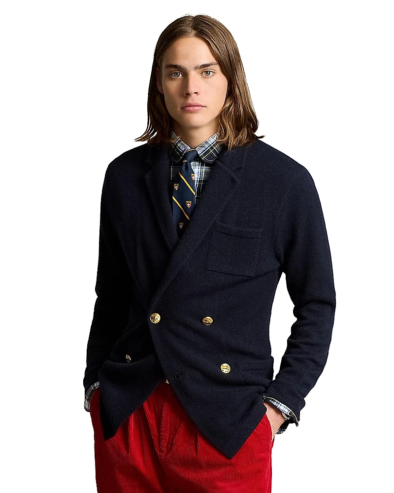 Polo Ralph Lauren Cashmere Regular Fit Blazer Cardigan