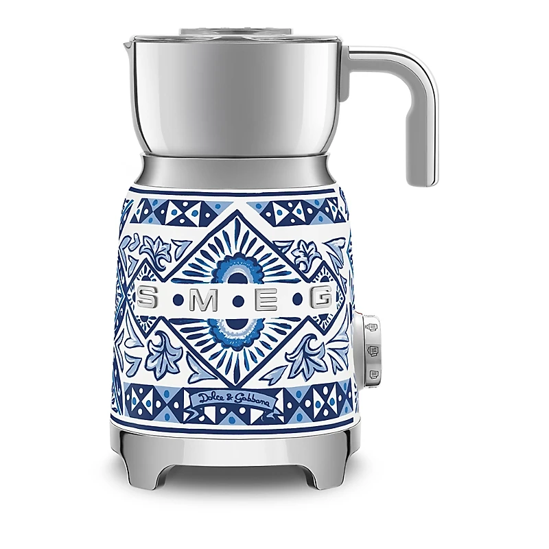 Smeg Dolce & Gabbana 50's Retro Style Aesthetic Blu Mediterraneo Milk Frother