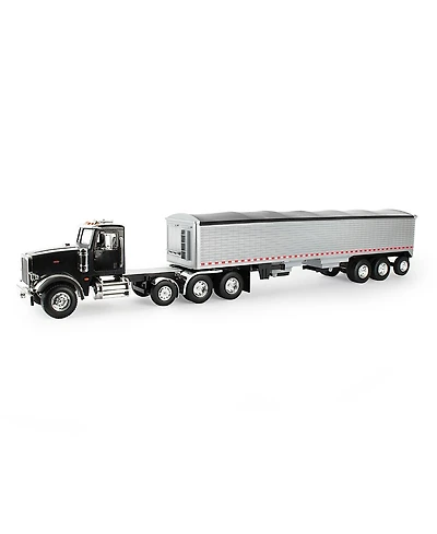 Ertl 1/16 Big Roads Farm Black Peterbilt Model with Grain Trailer and Lights & Sounds 2-4 - Ages 5-7